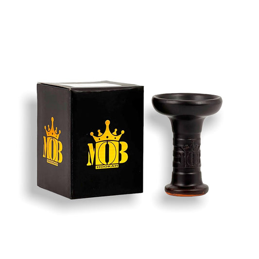 MOB FUNNEL CLAY BOWL - BLACK