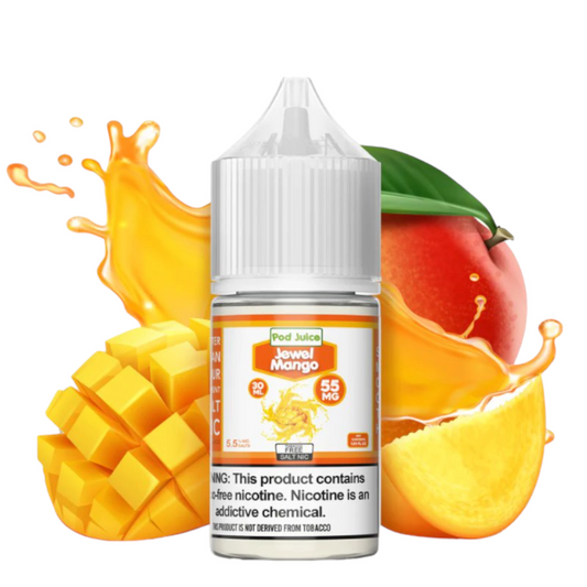 POD SALT NIC 30ML JUICE 55MG - JEWEL MANGO