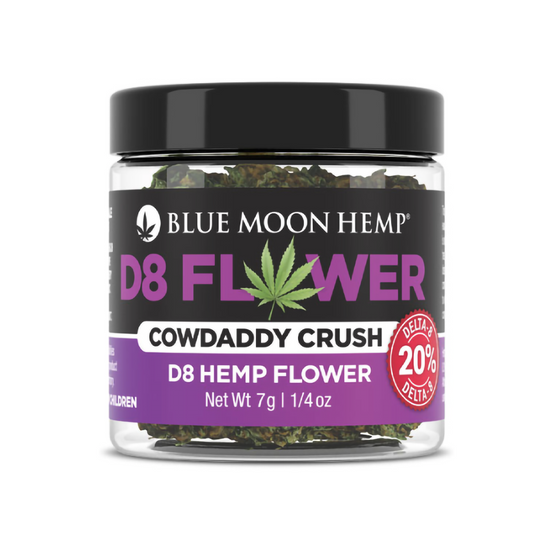 BLUE MOON HEMP D8 FLOWER 7G - COWDADDY CRUSH
