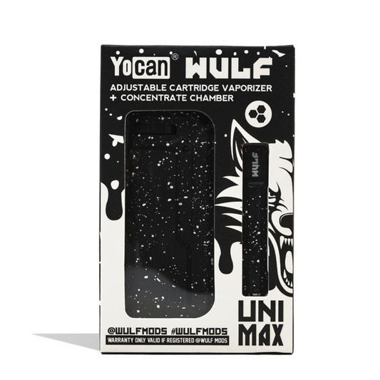 YOCAN X WULF UNI 650mAh VAPE KIT - BLACK WHITE SPATTER