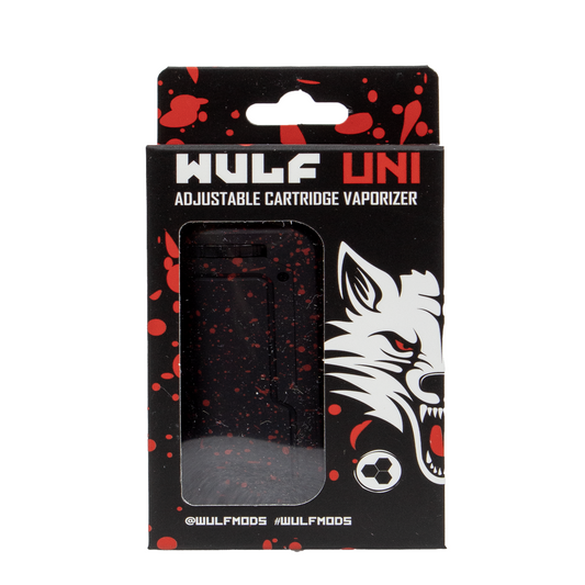YOCAN X WULF UNI 650mAh VAPE KIT - BLACK RED SPATTER