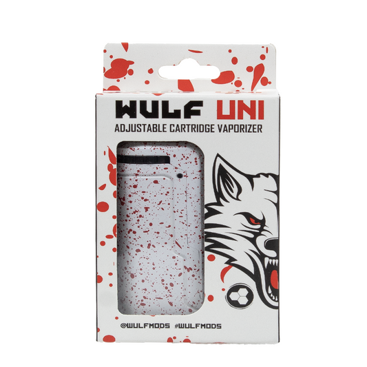 YOCAN X WULF UNI 650mAh VAPE KIT - WHITE RED SPATTER