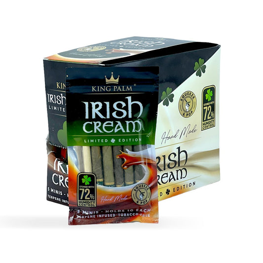 KING PALM 1G 5CT ROLLS LIMITED ED. - IRISH CREAM