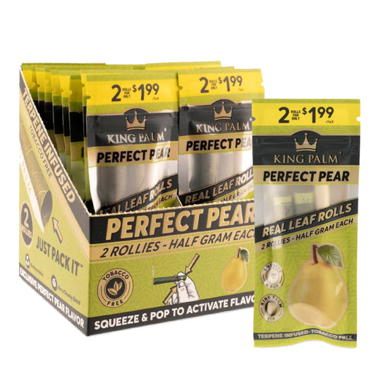 KING PALM ROLLIES .5G 2/$1.99 - PERFECT PEAR