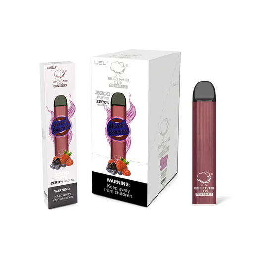 BOMB LUX ZERO NIC DISPOSABLE - MIXED BERRIES