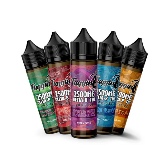 FUGGIN8 D8THC 500MG GUMMIES DISPLAY - ASSORTED FLAVORS