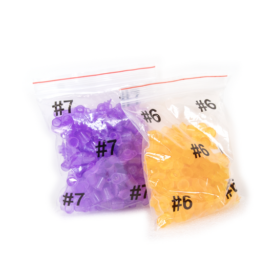 MINI PLASTIC JAR - ASSORTED COLORS