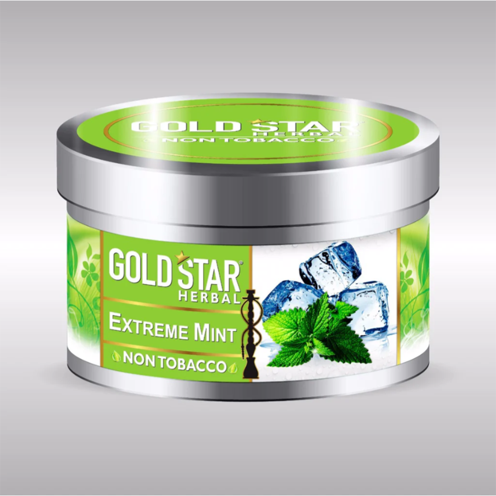 GOLD STAR NON-TOBACCO 200G - EXTREME MINT