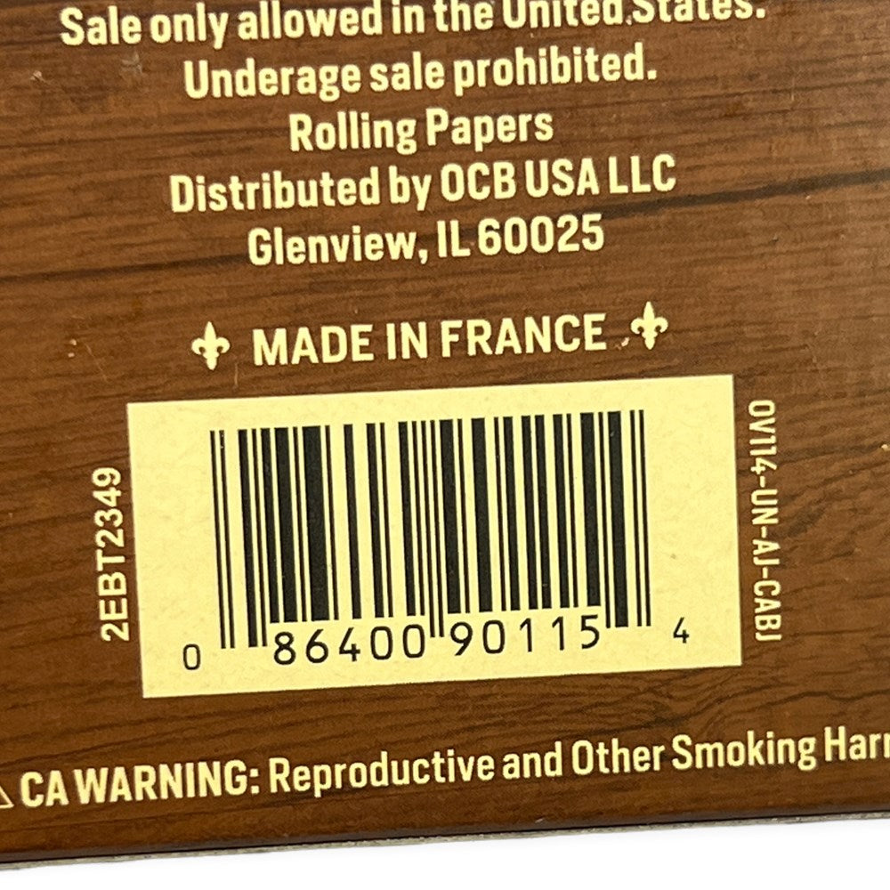 OCB VIRGIN 1 1/4 ROLLING PAPERS