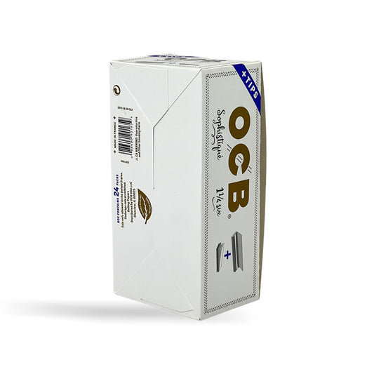 OCB SOPHISTIQUE 1 1/4 ROLLING PAPERS  W/TIPS