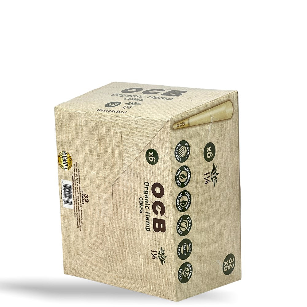 OCB ORGANIC HEMP CONE 1 1/4 6PK