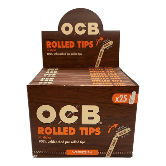 OCB VIRGIN ROLLED TIP