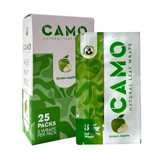 CAMO NATURAL LEAF WRAPS - GREEN APPLE