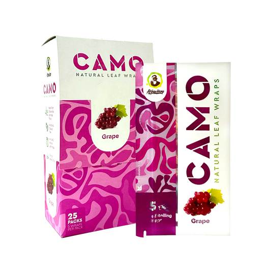 CAMO NATURAL LEAF WRAPS - GRAPE