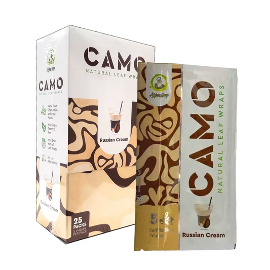 CAMO NATURAL LEAF WRAPS - RUSSIAN CREAM