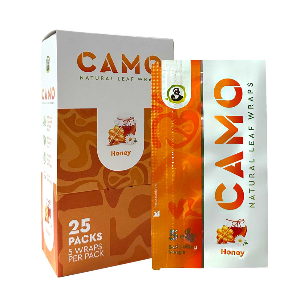 CAMO NATURAL LEAF WRAPS - HONEY