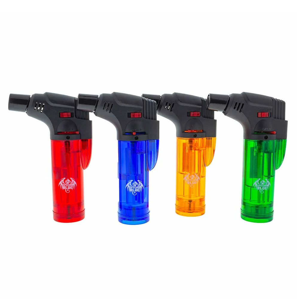 SPECIAL BLUE MINI BERNIE PLASTIC TORCH - 12ct DISPLAY