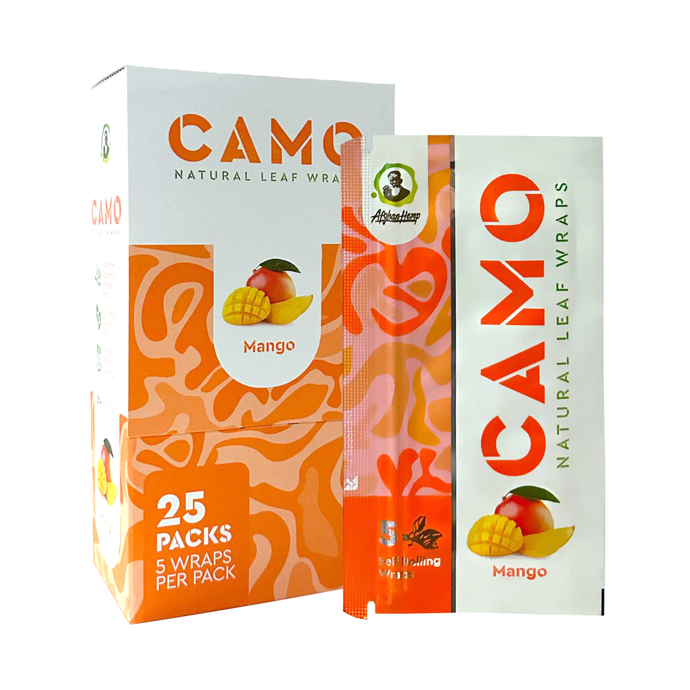 CAMO NATURAL LEAF WRAPS - MANGO