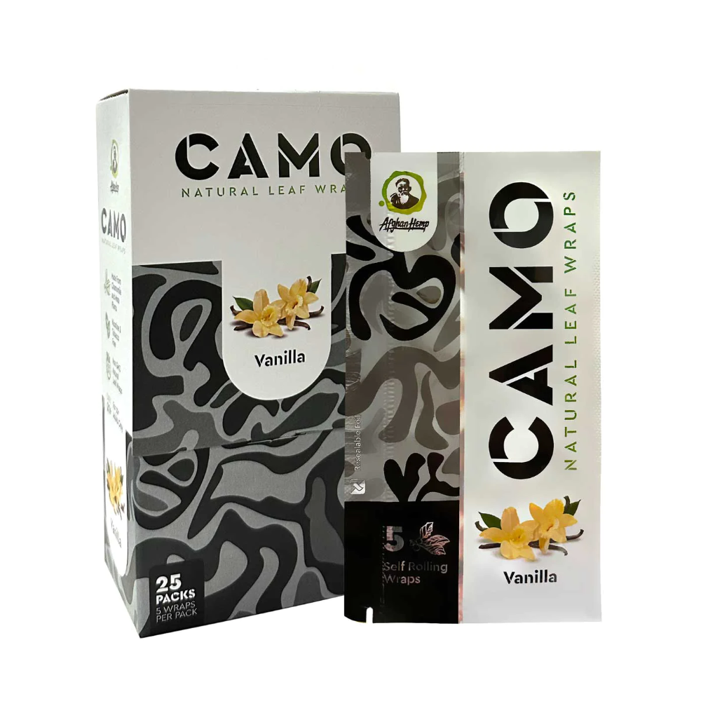 CAMO NATURAL LEAF WRAPS - VANILLA