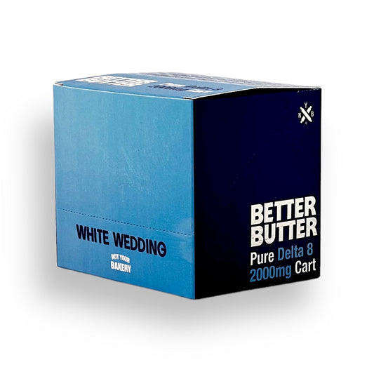 BETTER BUTTER D8 2G CARTRIDGE SATIVA - WHITE WEDDING