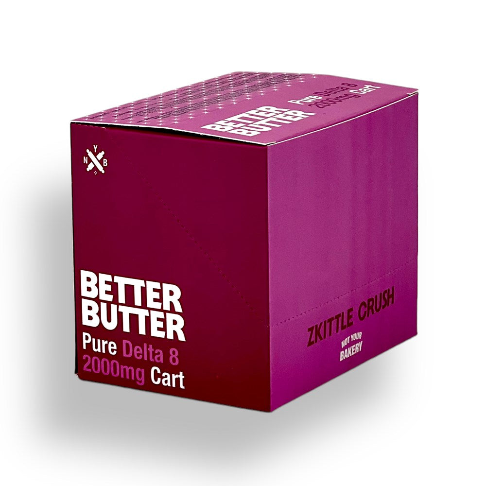 BETTER BUTTER D8 2G CARTRIDGE INDICA - ZKITTLE CRUSH
