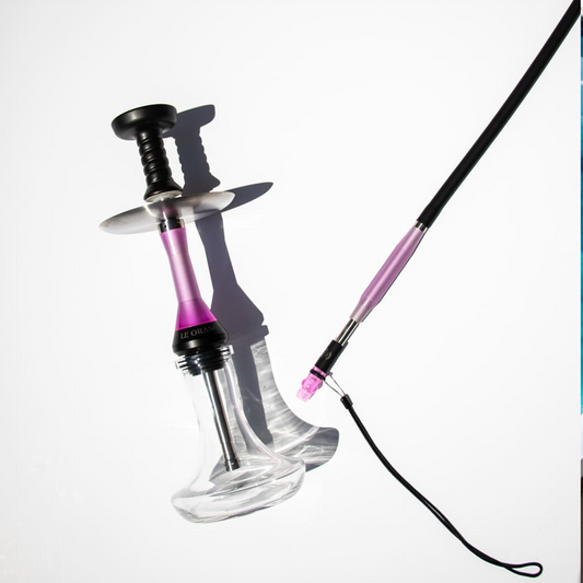 LE ORANGE MINI COMMANDANT RESIN HOOKAH - PINK