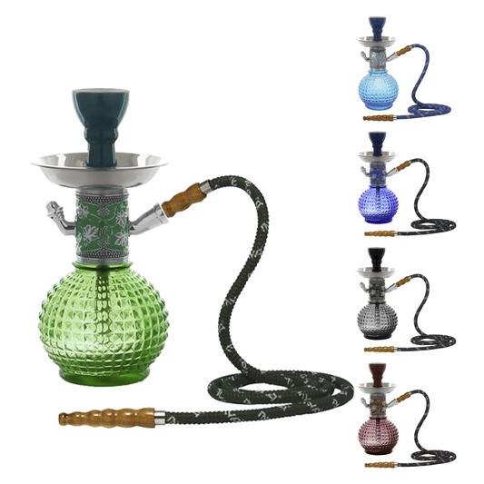 MYA BAMBINO CHROME HOOKAH W/ CARRYING CASE