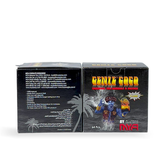MYA 64PCS CUBE GENIE COCONUT CHARCOAL - BLACK GOLD