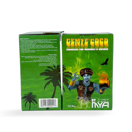 MYA 72PCS CUBE GENIE COCONUT CHARCOAL - GREEN