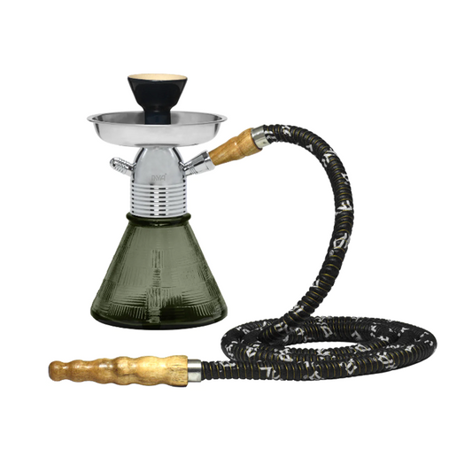 MYA PETITE CHROME HOOKAH - GREY