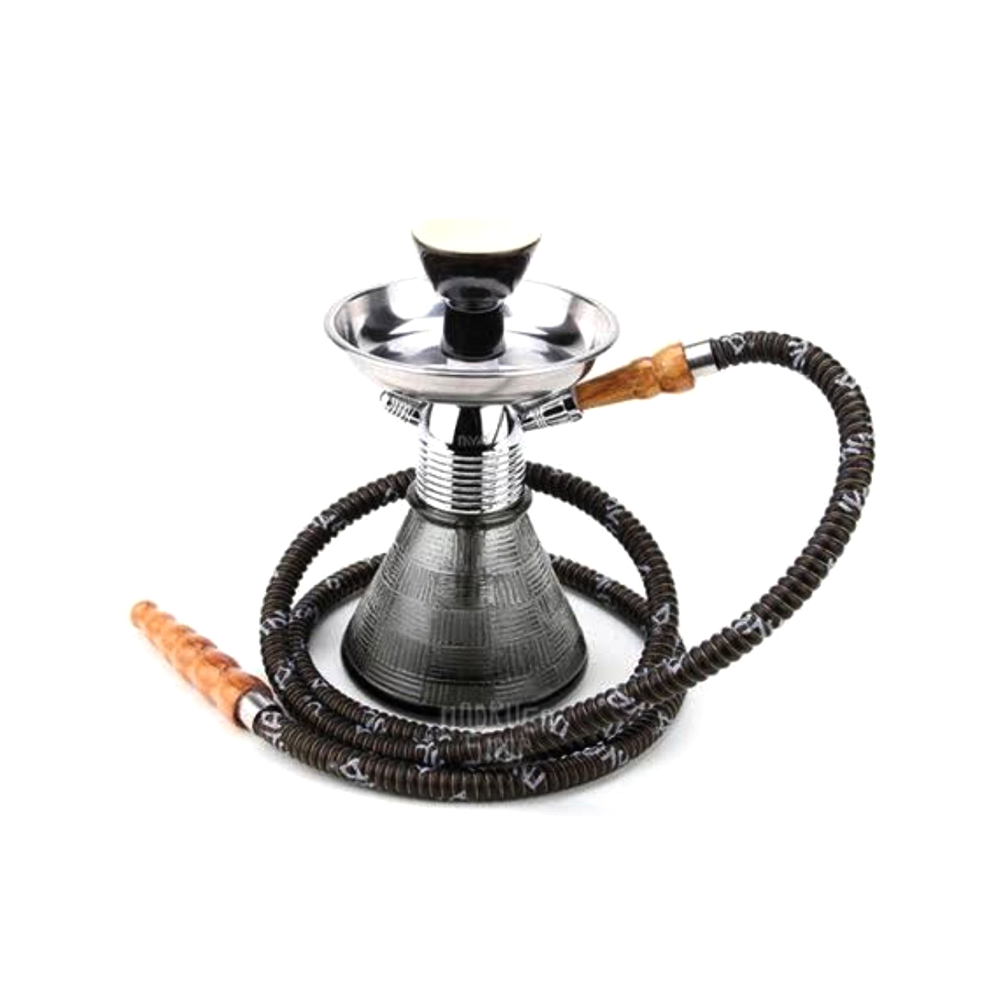 MYA PETITE CHROME HOOKAH - GREY