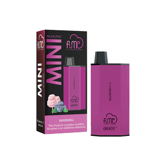 FUME MINI 5% SALT NIC DISPOSABLE - BLUEBERRY CC