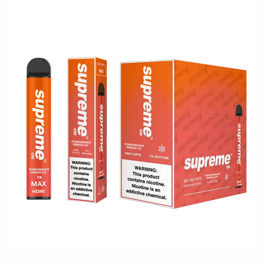SUPREME MAX 5% SALT NIC DISPOSABLE  - POMEGRANATE ICE