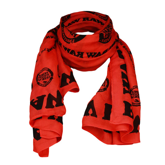 RAW FASHION SCARF - RED