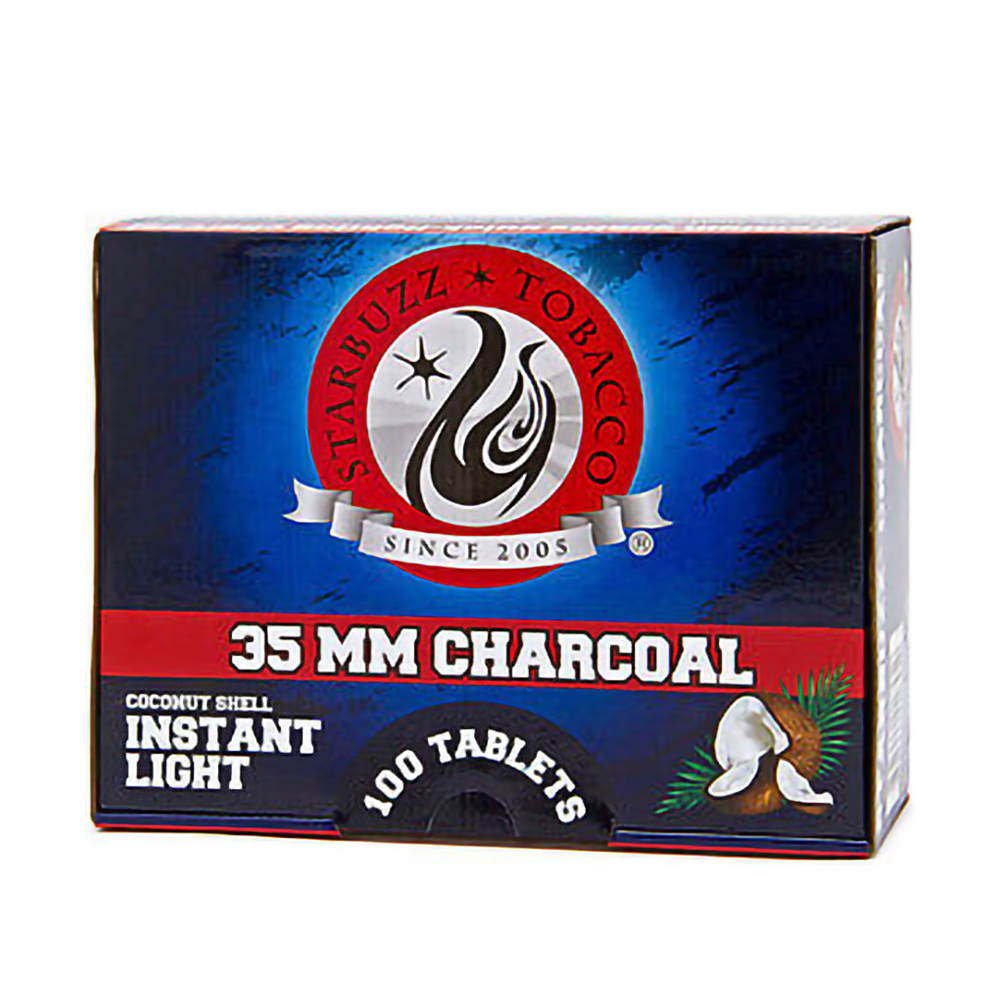 STARBUZZ 35MM COCONUT QUICKLIGHT CHARCOAL