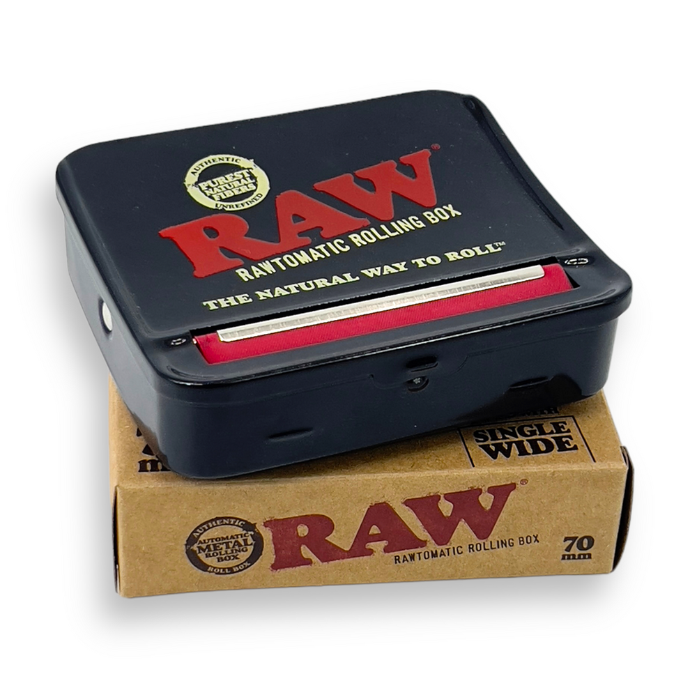 RAW 70MM METAL AUTO ROLL BOX - SOLID – Ben Exotics