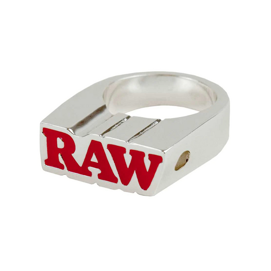 RAW SMOKE SILVER RING FINISH SIZE 12