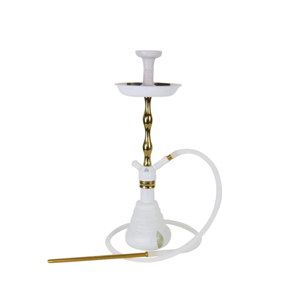 MOB RIVAL HOOKAH - GOLD &amp; WHITE