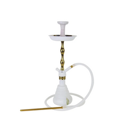 MOB RIVAL HOOKAH - GOLD &amp; WHITE