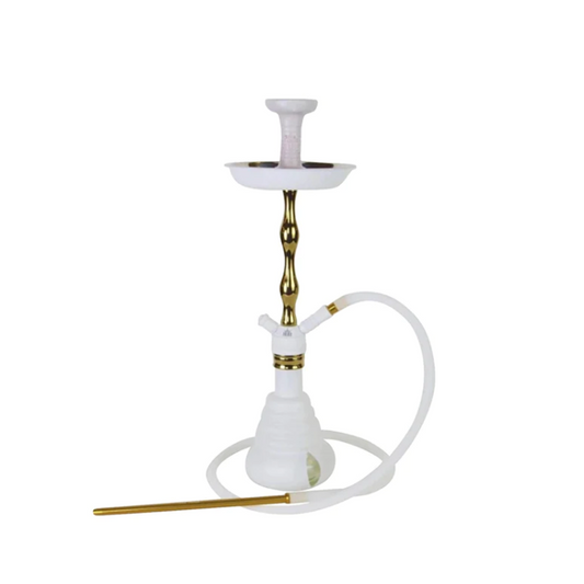MOB RIVAL HOOKAH - GOLD &amp; WHITE