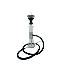MOB HOOKAH 18" ONYX TORCH - SILVER