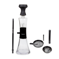 MOB HOOKAH 18" ONYX TORCH - BLACK