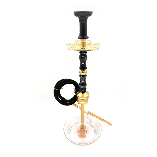 MOB HOOKAH 23" KHAMSA - BLACK &amp; GOLD
