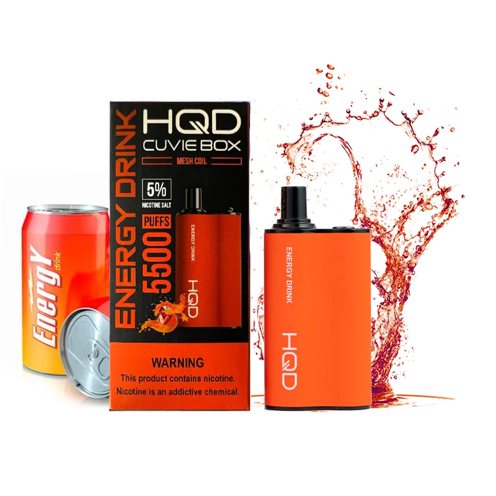 HQD CUVIE BOX 5% DISPOSABLE - ENERGY DRINK