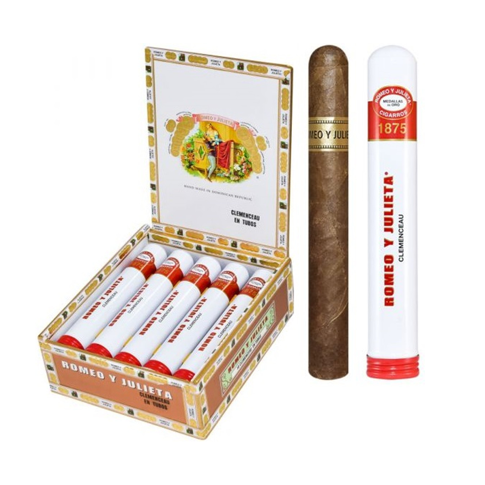 ROMEO Y JULIETA 1875 CLEMENCEUE EN TUBOS 50X6
