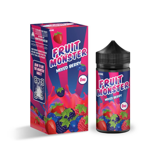 FRUIT MONSTER 100ML JUICE 0MG  - MIXED BERRY