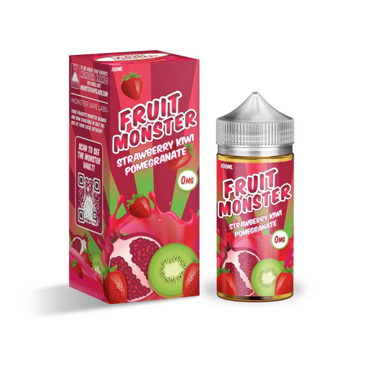 FRUIT MONSTER 100ML JUICE 0MG  - STRAW KIWI POMEGRANATE