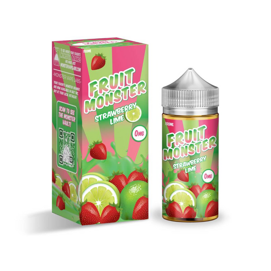 FRUIT MONSTER 100ML JUICE 0MG  - STRAW LIME