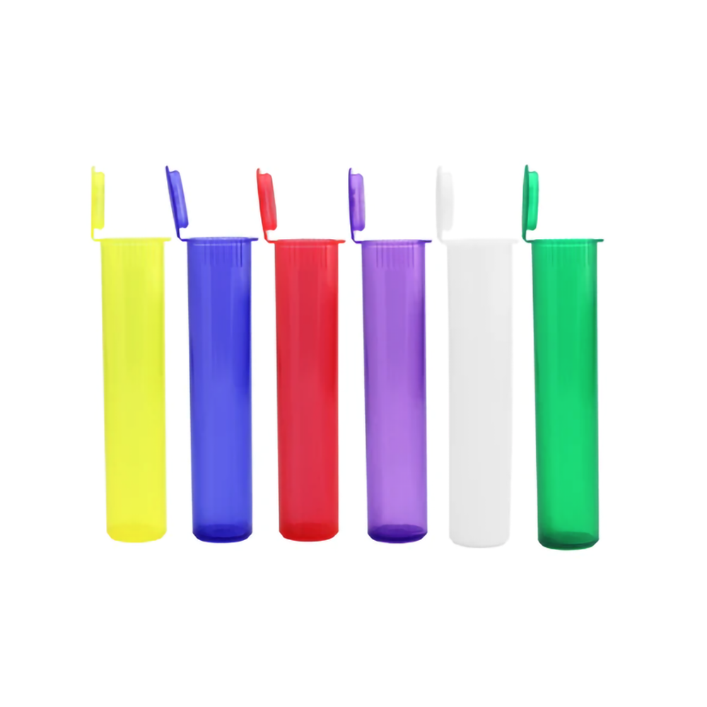 PRE ROLL PLASTIC 98MM TUBE - ASSORTED COLOR