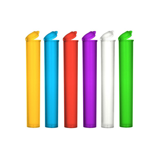 PRE ROLL PLASTIC 116MM TUBE - ASSORTED COLOR